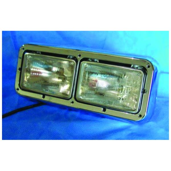 7J-7-85A | HEADLAMP ASSY - LH DUAL RECTANGULAR